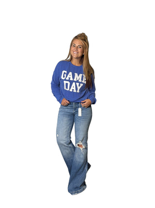 Game Day Long Sleeve Ribbed Top