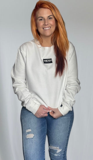 WE701 Unisex Premium PVC Patch Crewneck