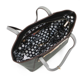 Black NL USA 3pc Handbag Set