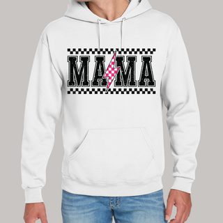 RETRO MAMA PINK BOLT HOODIE