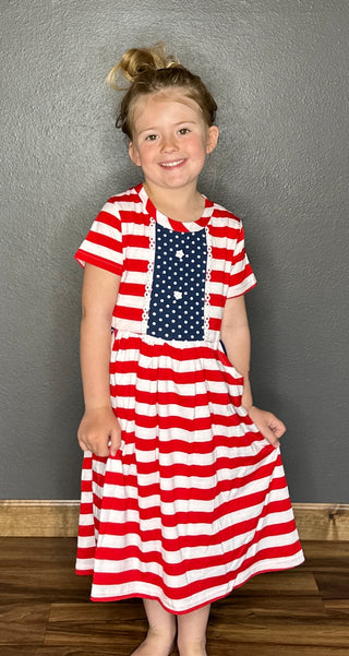 Girls Stars & Stripes Dress