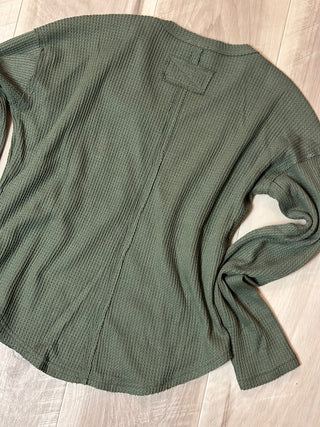 Joanna Waffle Knit Top