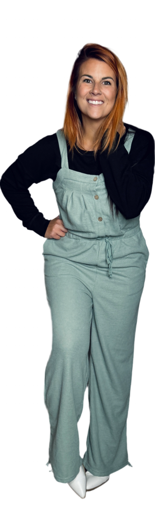 Light Green Tie Knot Jumpsuit