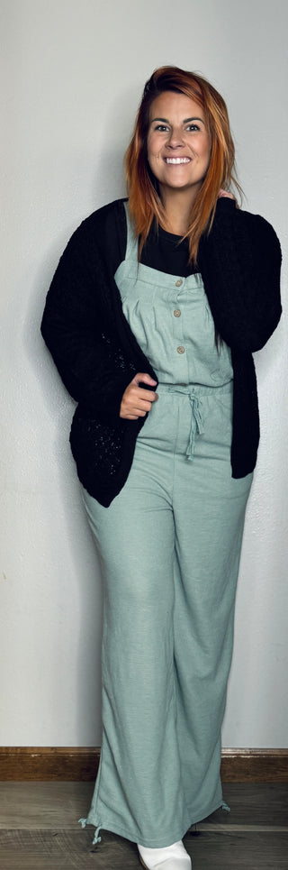Light Green Tie Knot Jumpsuit