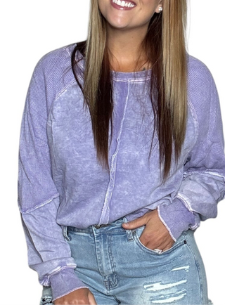 Purple Victoria Vintage Crewneck