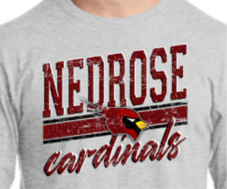 NEDROSE CARDINALS CUSTOM SHORT SLEEVE TEES