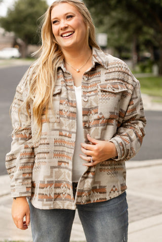 Brown Western Style Jacket