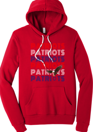 PATRIOTS STACKED HOODIES
