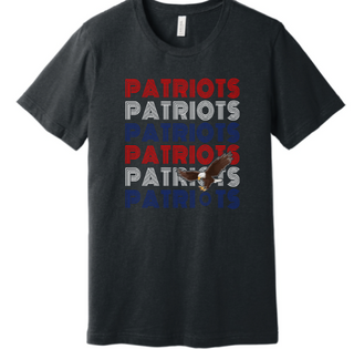 PATRIOTS STACKED SHORT SLEEVE TEES