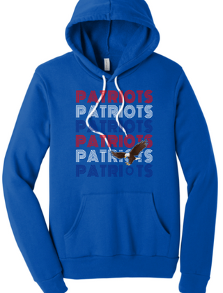 PATRIOTS STACKED HOODIES