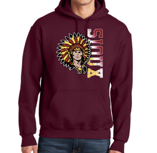 SIDEWAYS SIOUX HOODIE