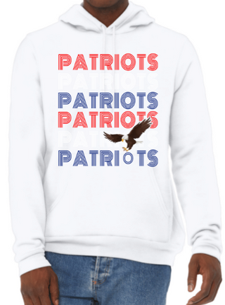 PATRIOTS STACKED HOODIES