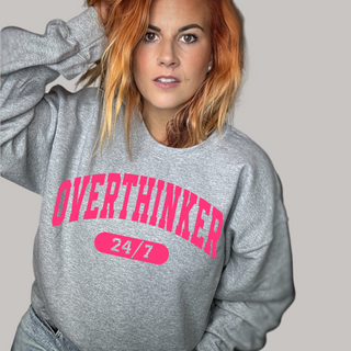 OVERTHINKER 24/7 CREWNECK