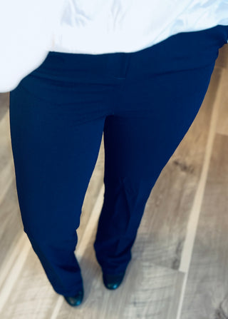Navy Staight Leg Pant
